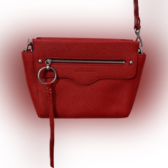 NWT Rebecca Minkoff ‘Gabby’ Leather Crossbody style Kiss (red). Excellent shape - Picture 1 of 17